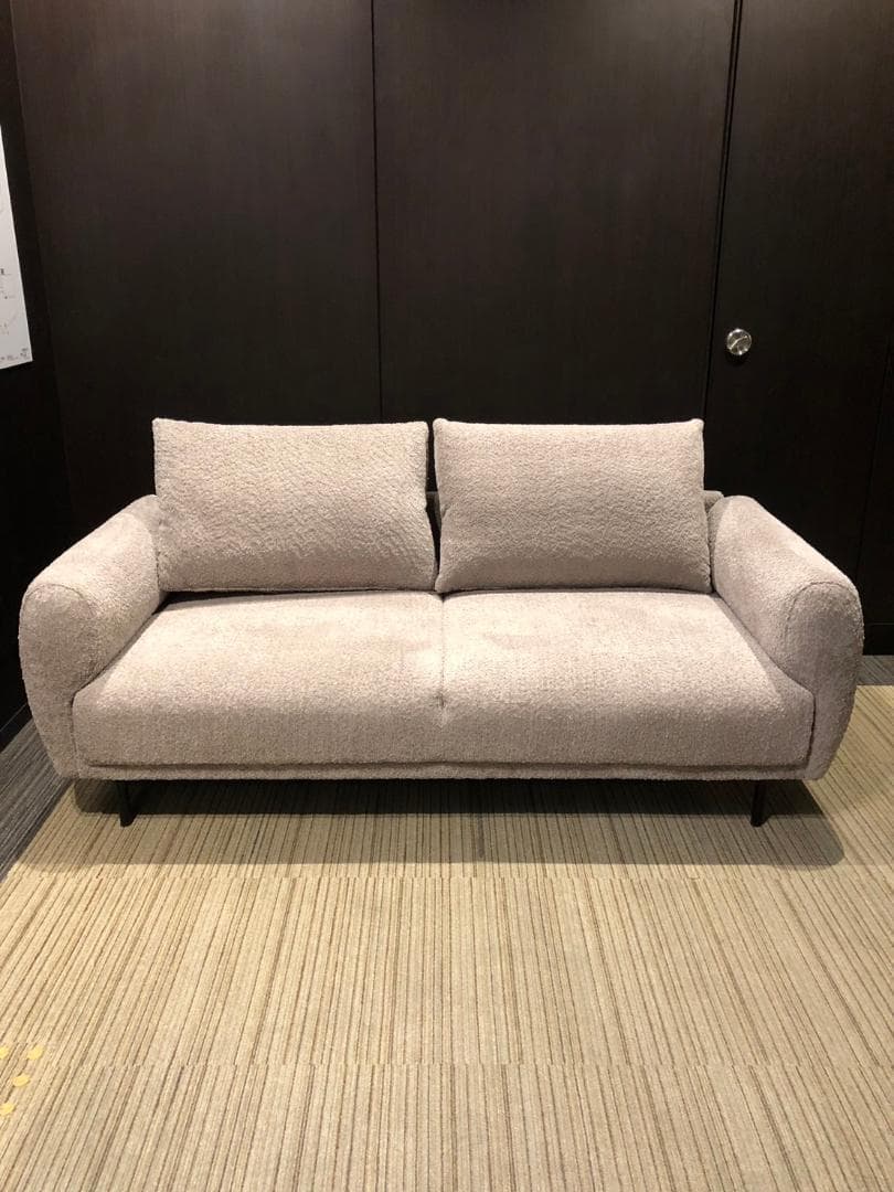 【福岡市限定】【展示品・未使用】2人掛けソファ ソファ アッシュブラウン