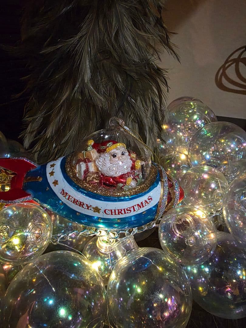 サンタロケット型クリスマスオーナメント④ ザ・コンランショップ