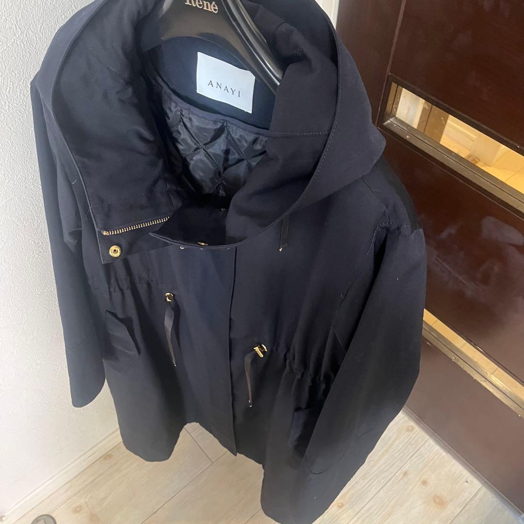 新品☆ANAYI ライナー付モッズコート /セオリー、23区、ロペ