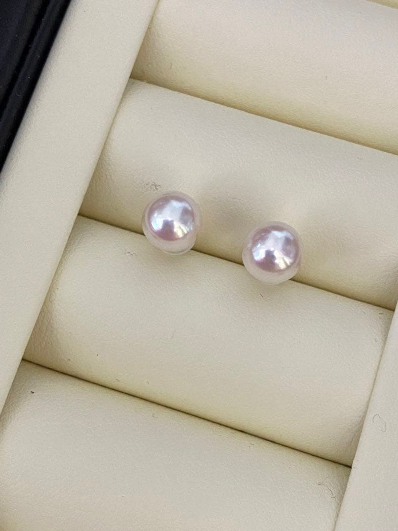 K14WG アコヤパール　本真珠　ピアス