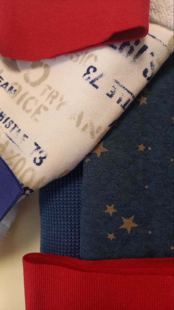 青、緑系の生地