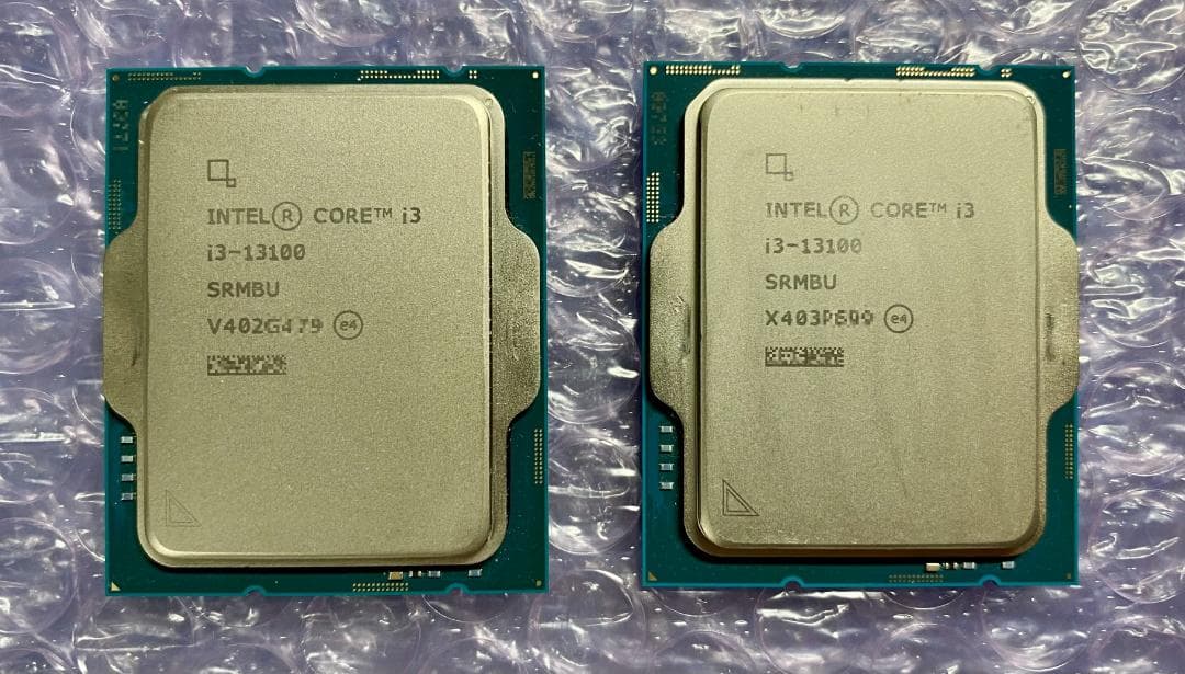 Intel Core i3-13100 2個セット