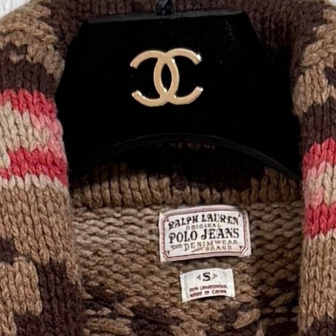 polo jeans ポロラルフローレン ネイティブ カーディガン 90s S