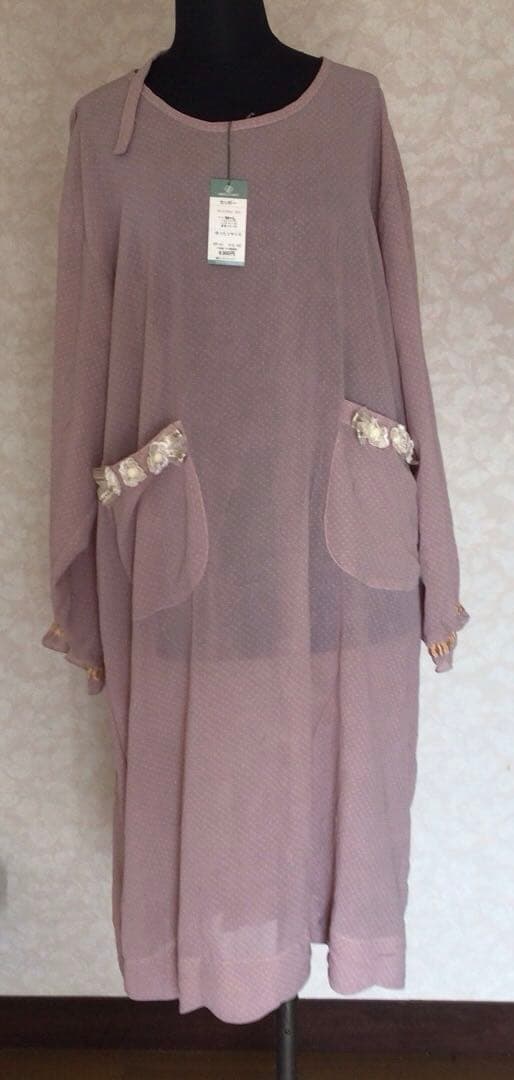 ロベルタガンドルフィ 新品未使用 お花リボン 人気ピンク割烹着やアウター