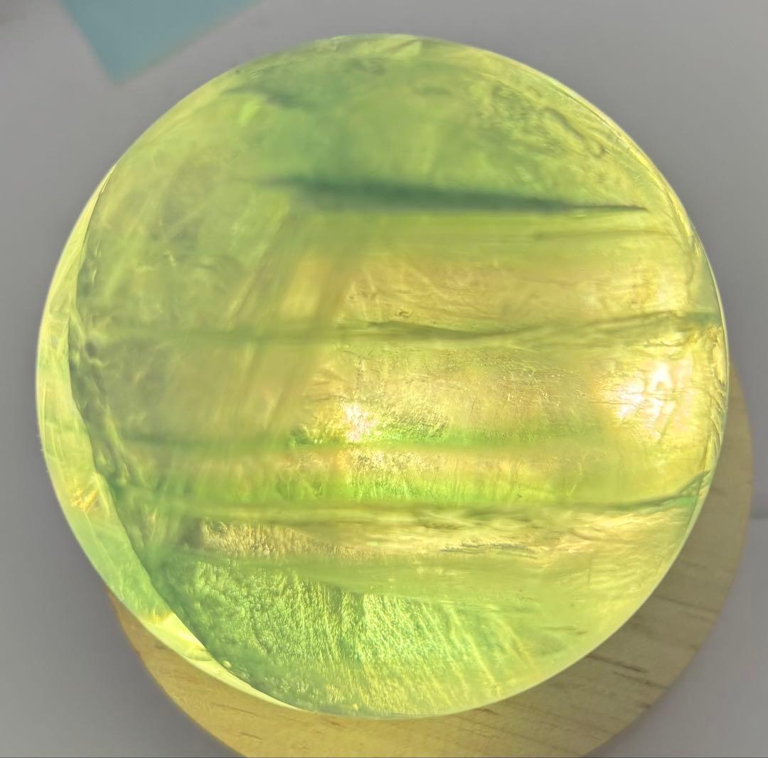 【天然石】スフィア　グリーン　フローライト②