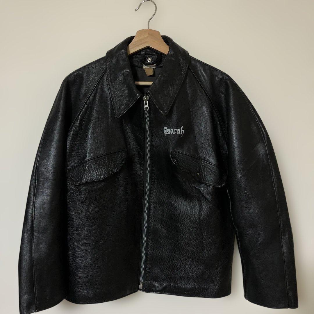 50〜60s イタリア軍 レザー モーターサイクルジャケット ヴィンテージ