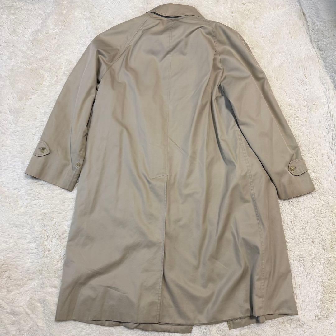 バーバリー　ステンカラーコート　ライナー付　裏ノバチェック 大きめ　XL