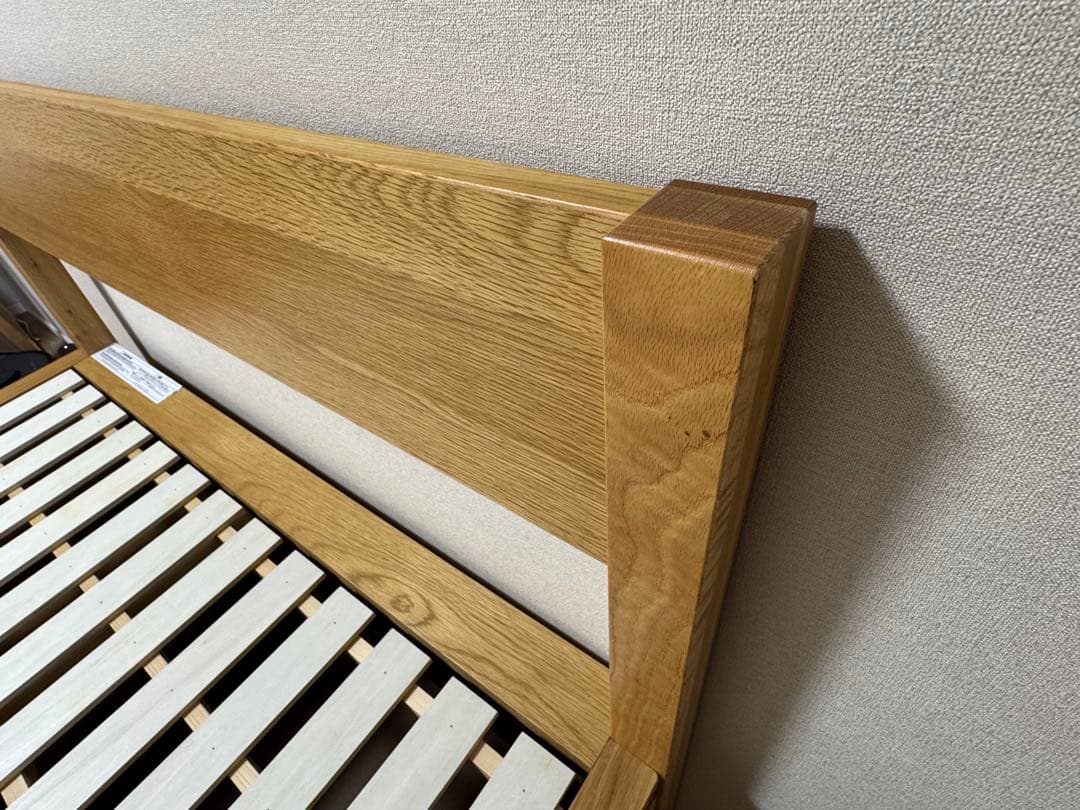 チョコミント様用: 【無印良品】木製ベッドフレーム　オーク材　セミダブル収納4個