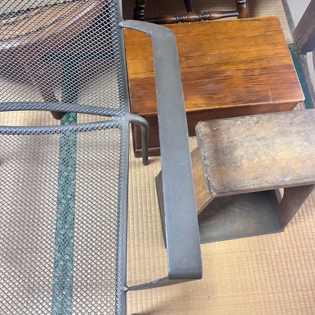 RESTAREA ラスティアームチェア RUSTY メタルメッシュ 2脚セット