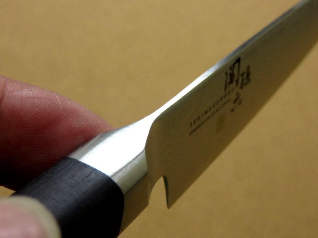 関の刃物 ペティナイフ 120mm 貝印 関孫六 ダマスカス ステンレス材 包丁