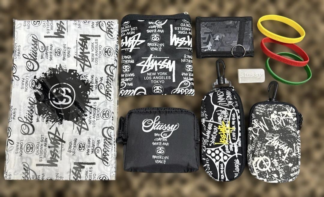 STUSSY ステューシー　マネークリップ　ノベルティ　小物　セット