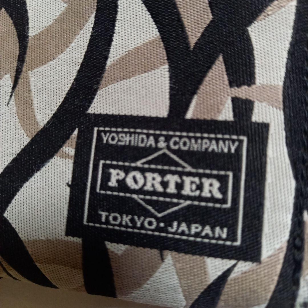 (美品) PORTERギリー マルチケース トライバルカモ &カードケース