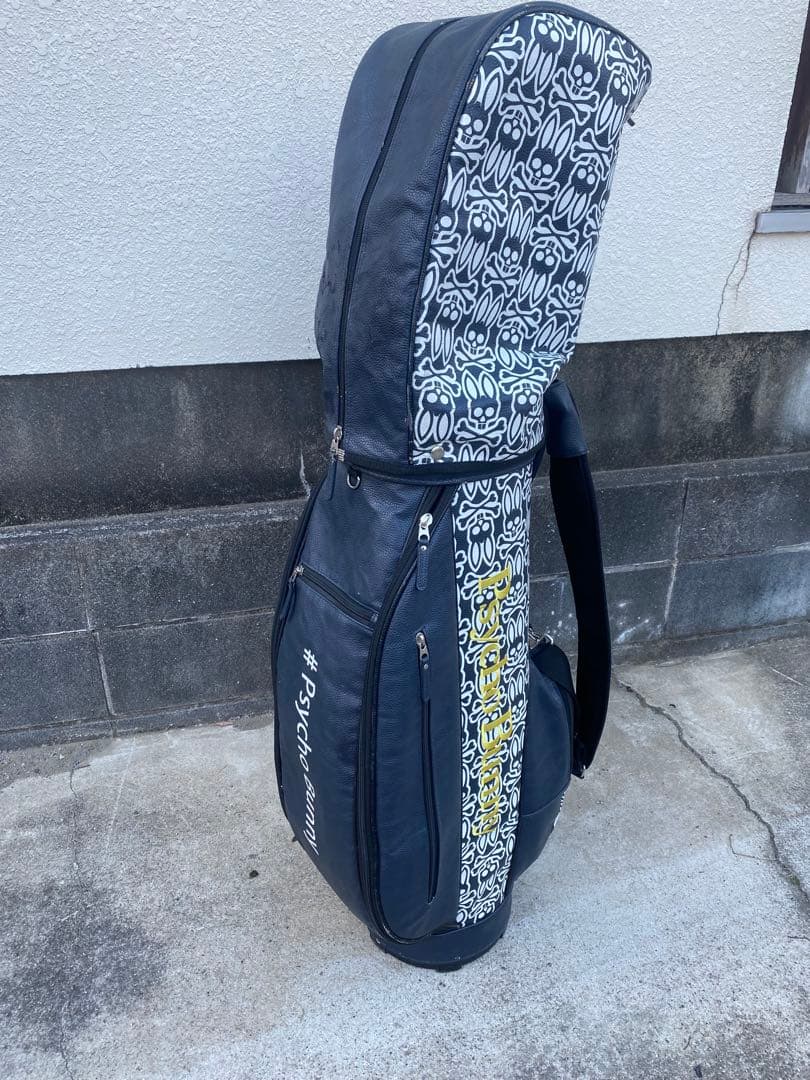 おしゃれ　サイコバニー　キャディバッグ　ゴルフバッグ　5分割