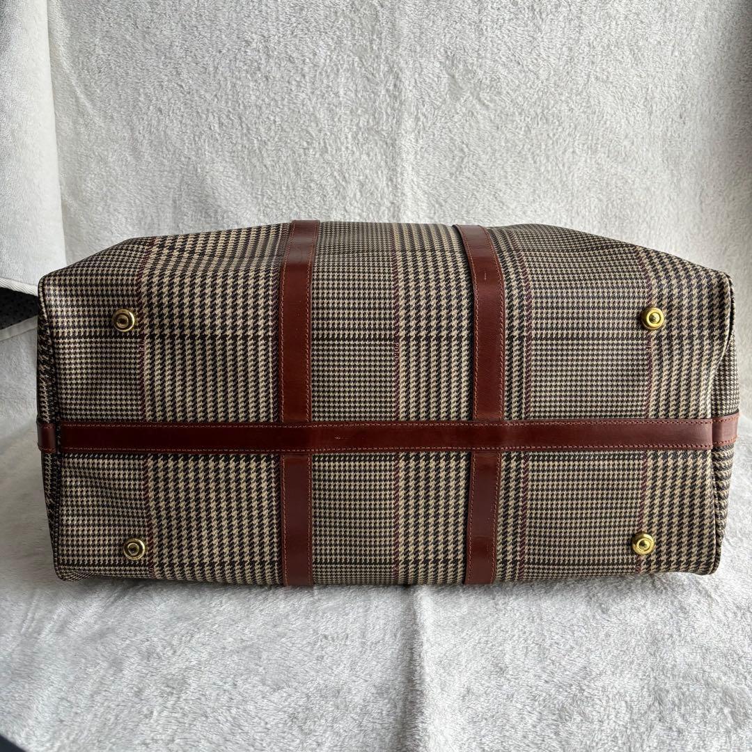 ✨️美品 ポロラルフローレン ボストンバッグ ブラウン PVCレザー 2WAY