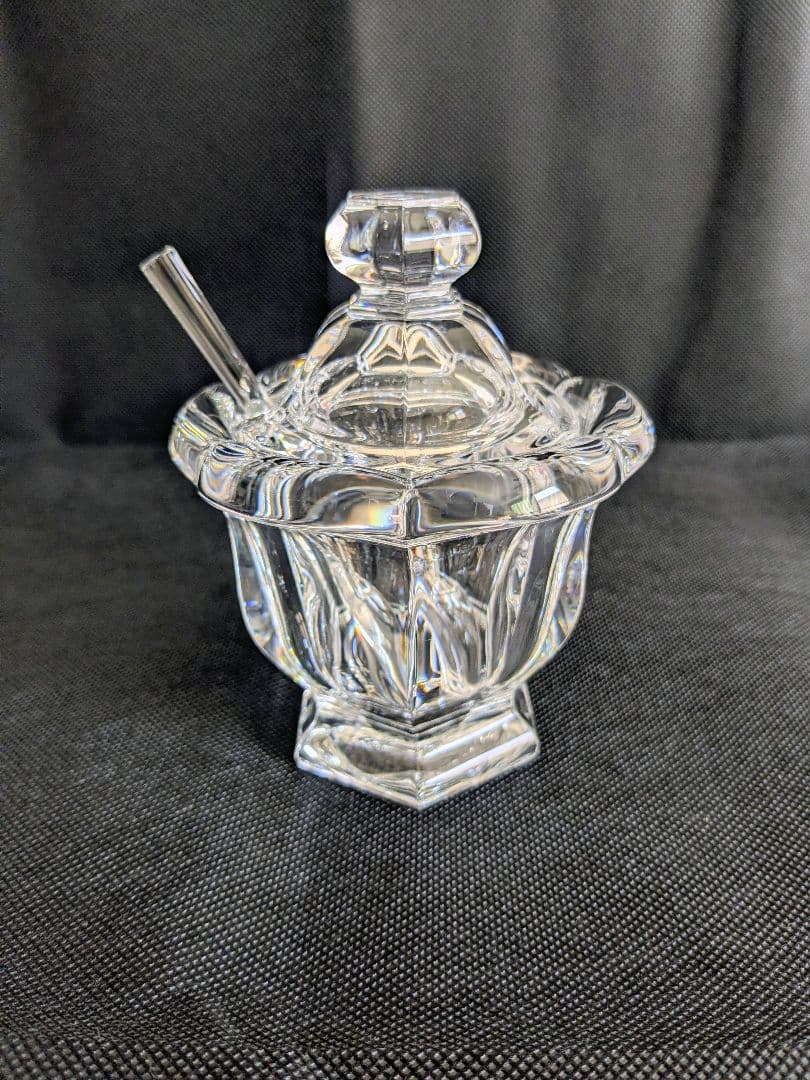 バカラ ミズーリ マスタードポット ジャムポット スプーン付き