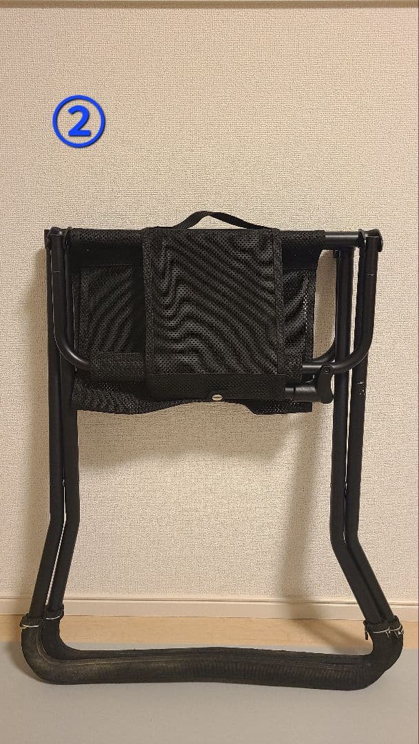 peak　FDチェアワイド　ブラック　2個セット