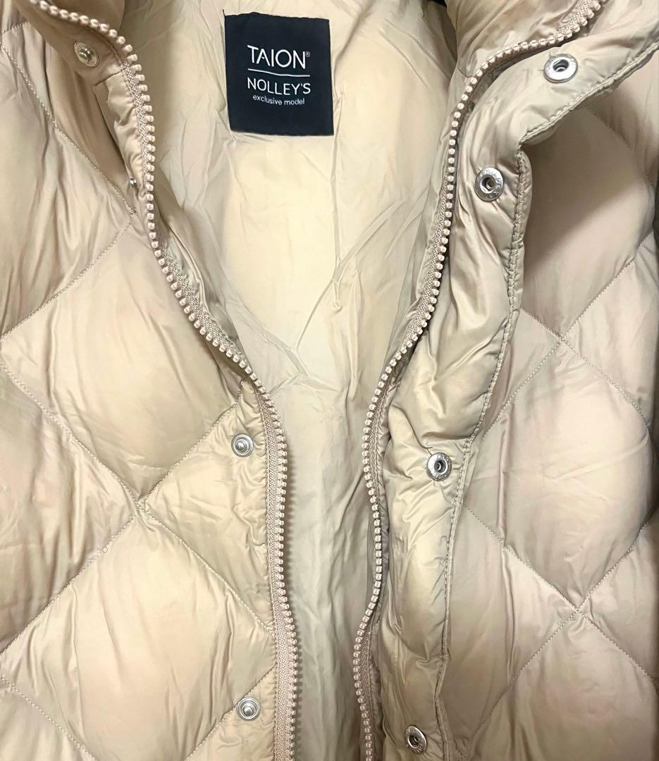 NOLLEY'S TAION ベージュ ダウンジャケット