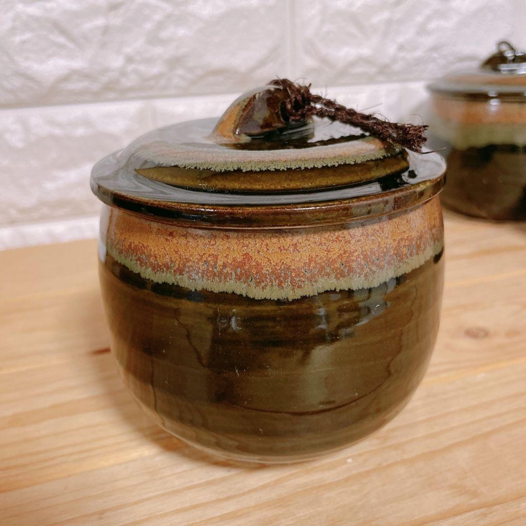 蓋付きかめ  壺  5個  梅干し  漬物