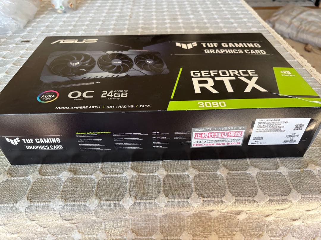 グラフィックボード・グラボ・ビデオカード ASUS TUF Gaming GeForce RTX 3090 OC 24GB