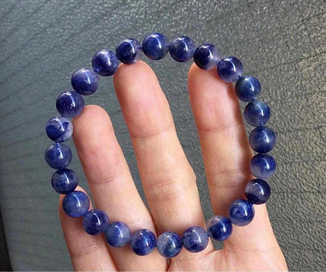 【プレミアム品質】◆レア&濃い色 デュモルチェライトインクォーツ「自信」