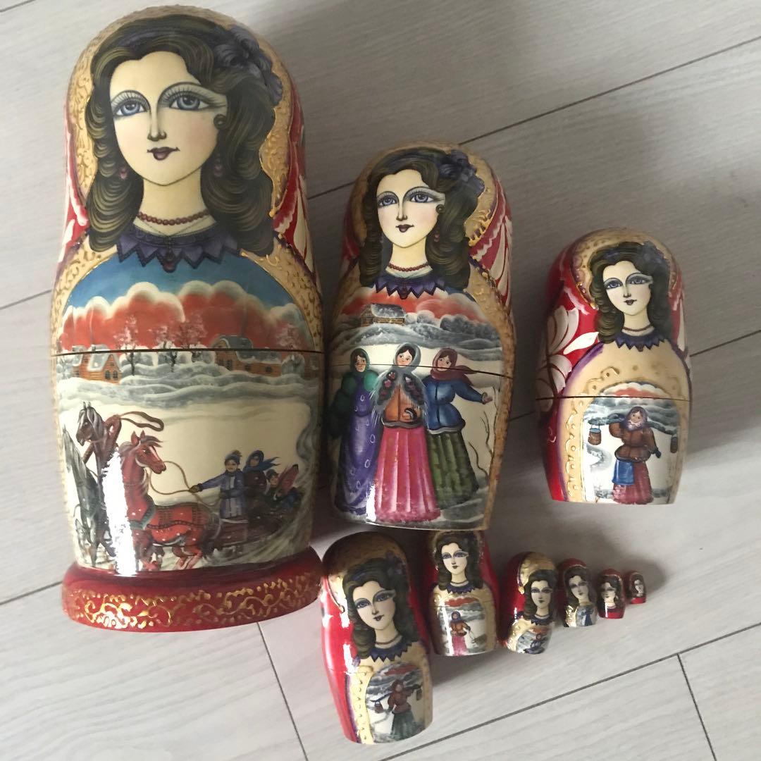 ロシア　マトリョーシカ　巨大　高さ約25.5cm