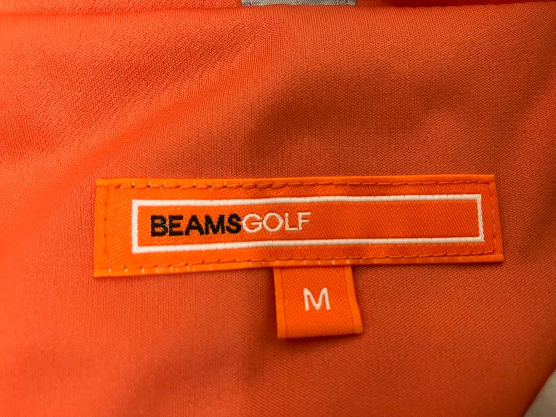BEAMS GOLF ビームスゴルフ フード付きダウンジャケット M シルバー