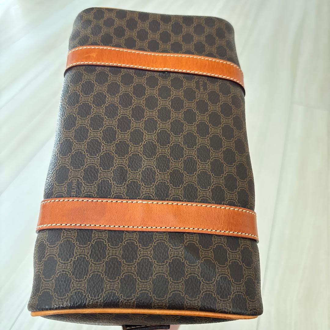 【CELINE セリーヌ】マカダム ミニボストン ハンドバッグ