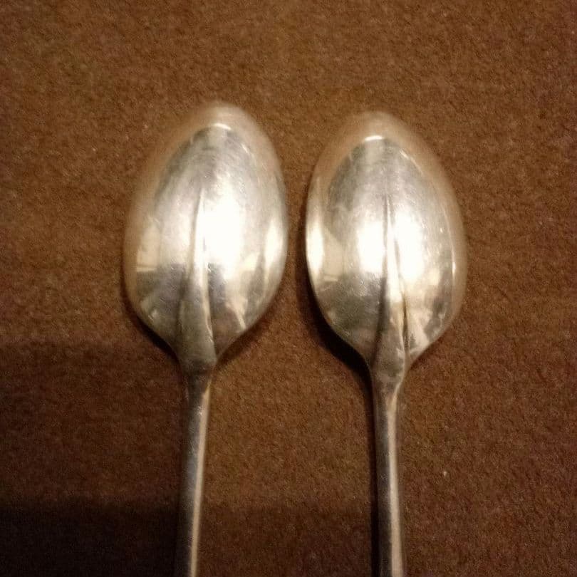 イギリス シルバーコ—ヒ—スプーン ３本組 １９３５年