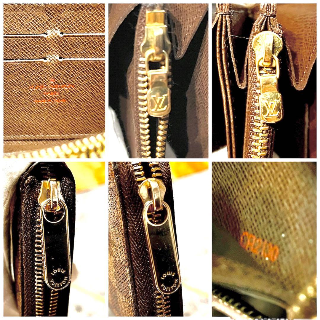 ❗️美品❗️ルイヴィトン ダミエ ラウンドファスナー　ジッピーウォレット　付属品なし