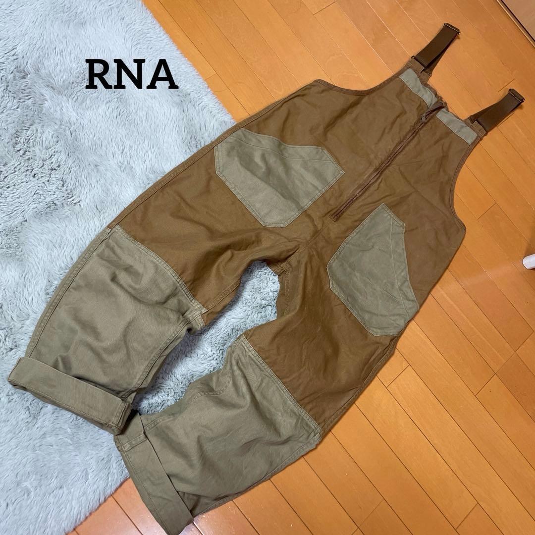 RNA オックスコンビオーバーオール　アメカジ　ユーズド加工