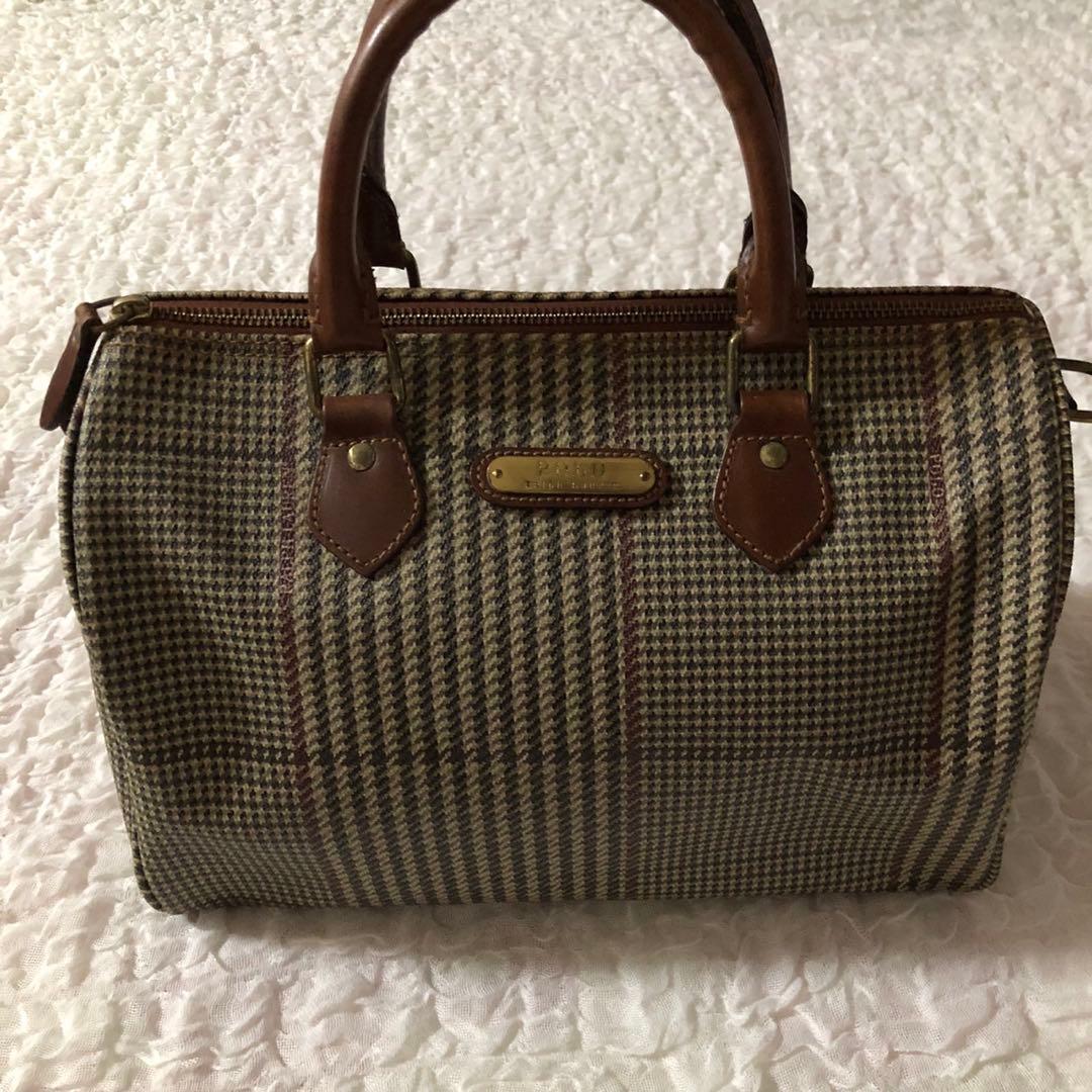 ポロラルフローレンボストンバッグ