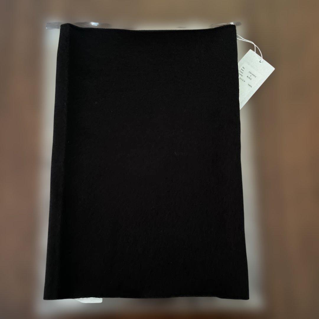 【comoli】25aw カシミヤネックウォーマー ブラック