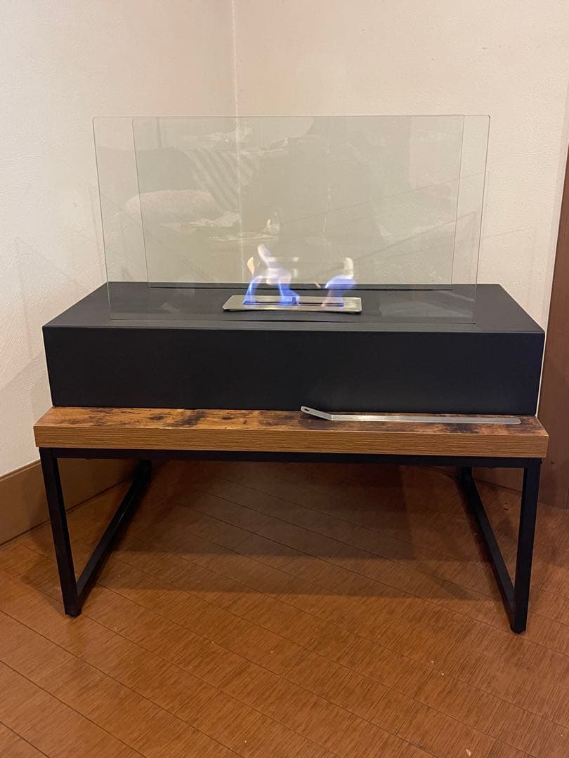 即納 エタノール 暖炉 Nu-Flame 自立式フロア暖炉 フィアマ