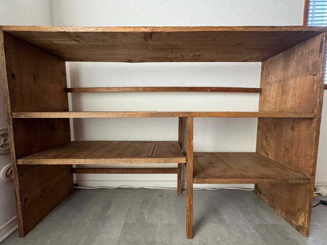 ヴィンテージ　サイドボード　ウッドシェルフ