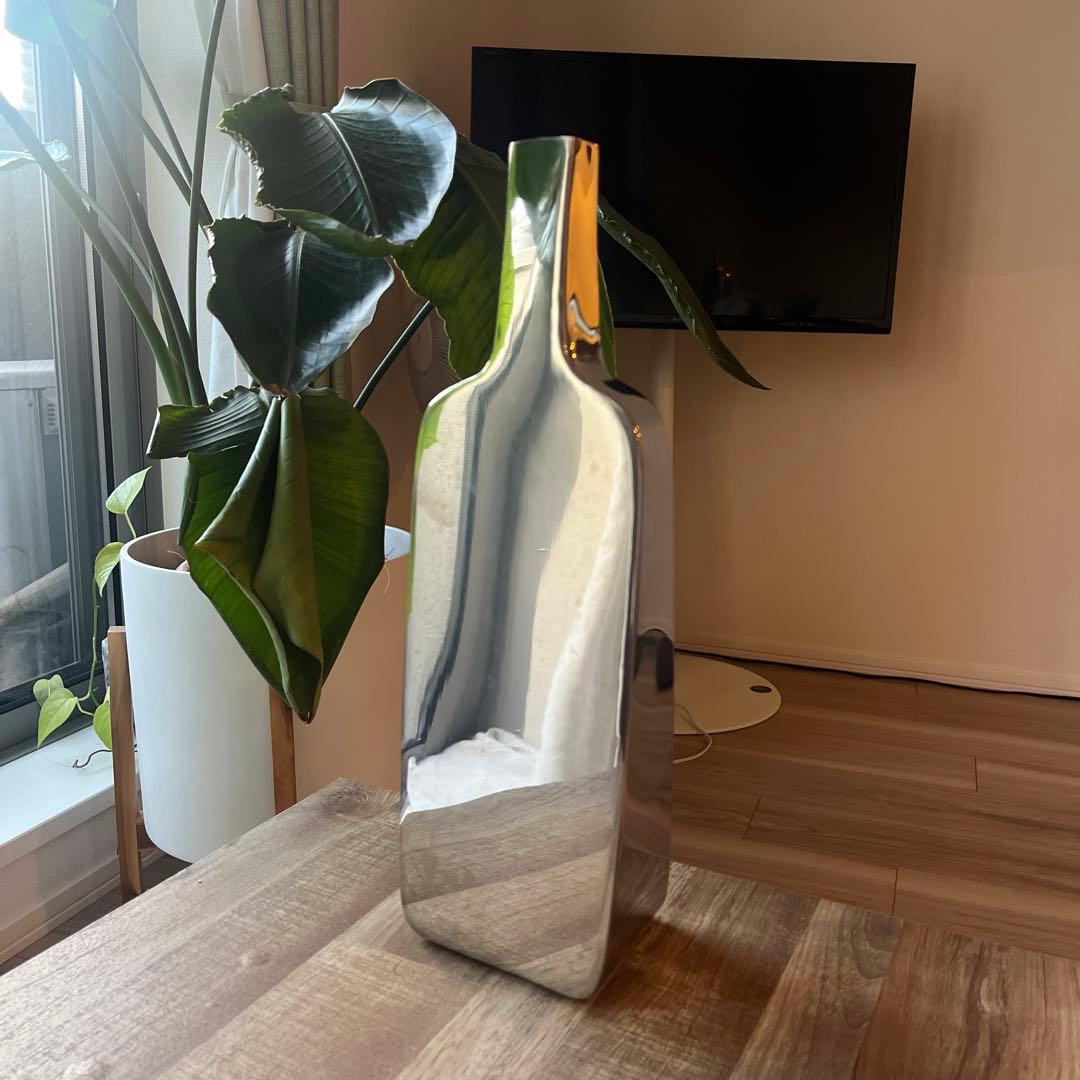 フィリッピ　ドイツ・ステンレス花瓶(大)