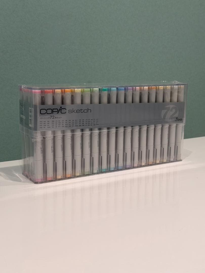 新品未使用（ケース割れ）！Too コピック スケッチ ベーシック 72色セット