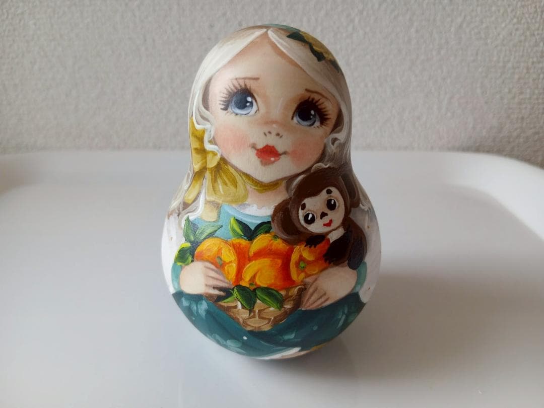 【CBT084】9cm級 おきあがりこぼし(大) スベトラーナ チェブラーシカ