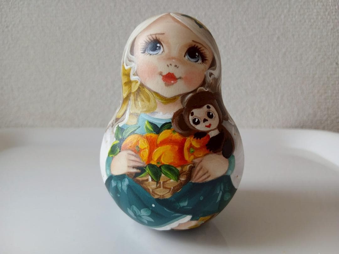 【CBT084】9cm級 おきあがりこぼし(大) スベトラーナ チェブラーシカ