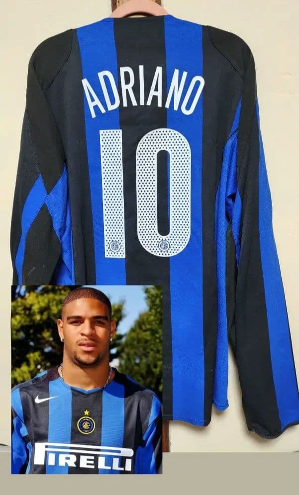 ウェア Inter Milan  2004-2005 #10 Adriano