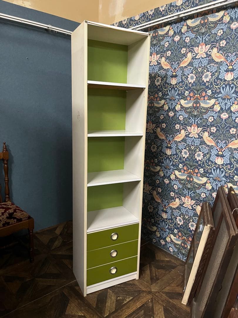 レトロポップ 棚 昭和レトロ 当時物 緑 グリーン 家具 インテリア