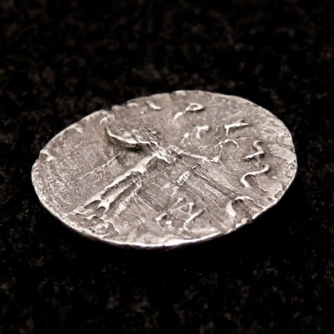 【メナンドロス1世 銀貨 紀元前発行】阿修羅マン