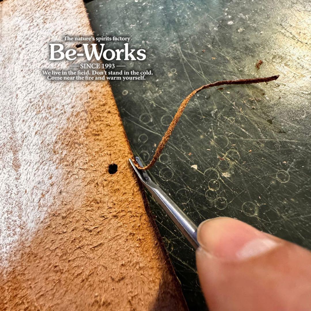 木と本革Be-Works 「Be-book 」ヌメ革突板システム手帳