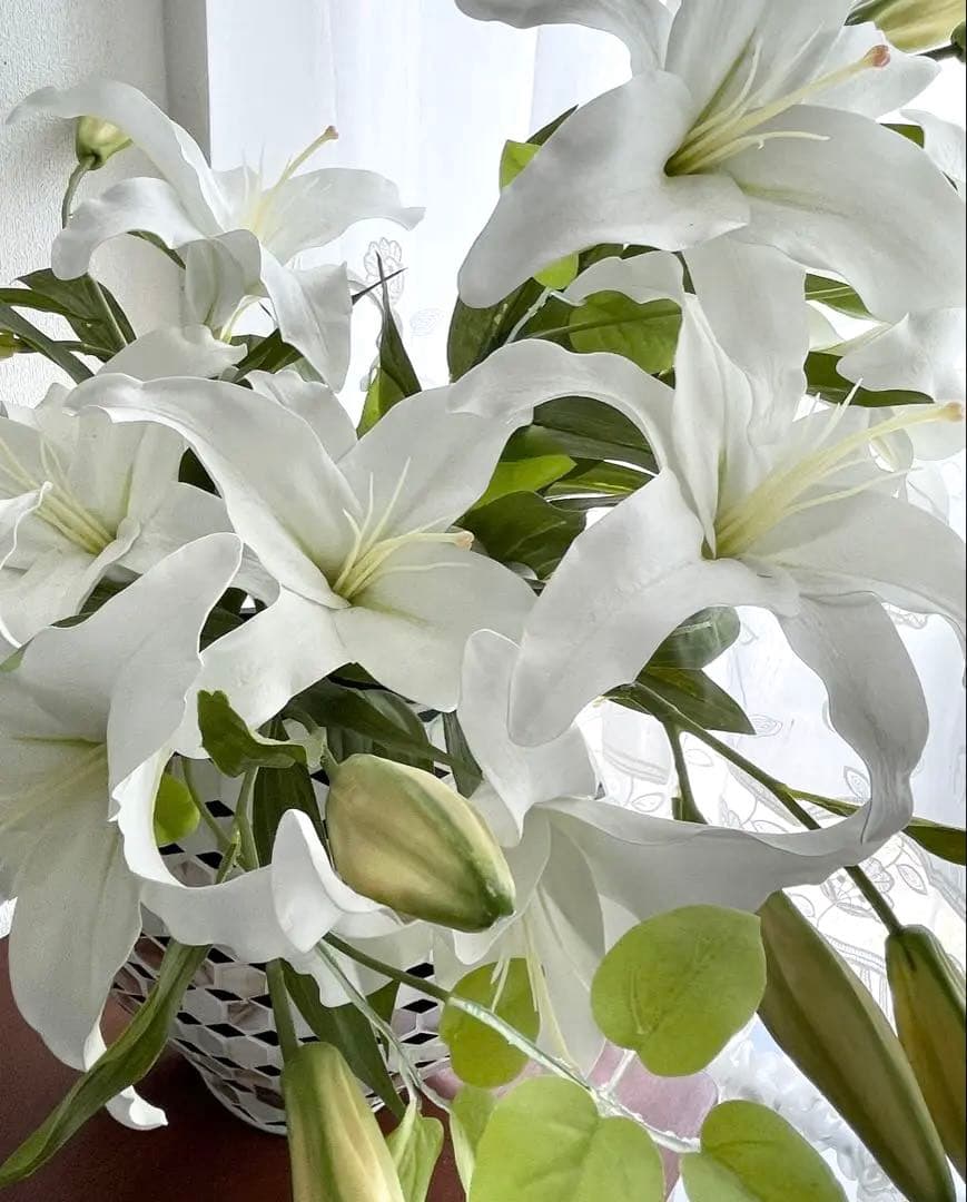 期間限定価格⭐️ エミリオロバ　カサブランカ　造花　アーティフィシャルフラワー