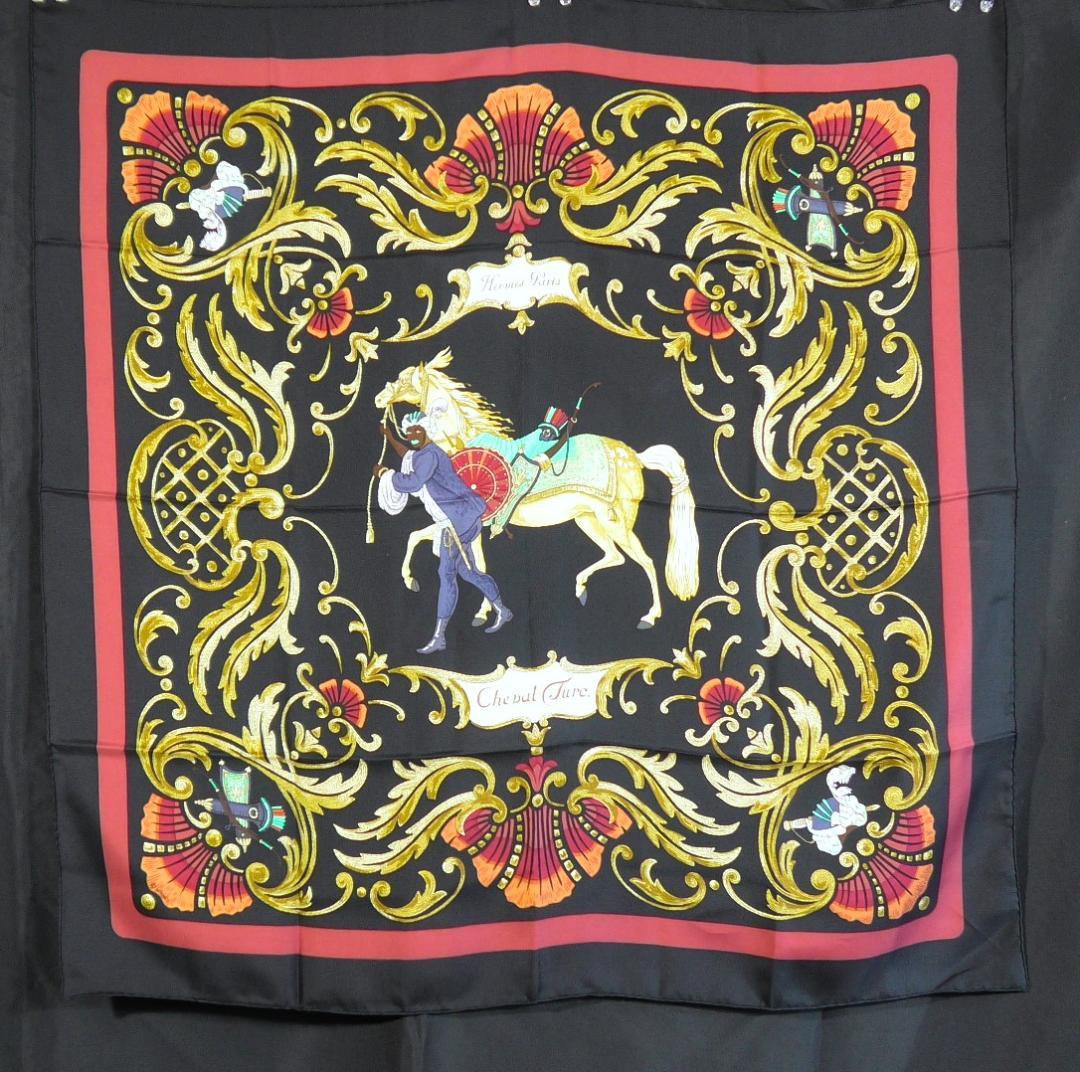 新品未使用品　HERMES エルメス　大判スカーフ　カレ90　 D527