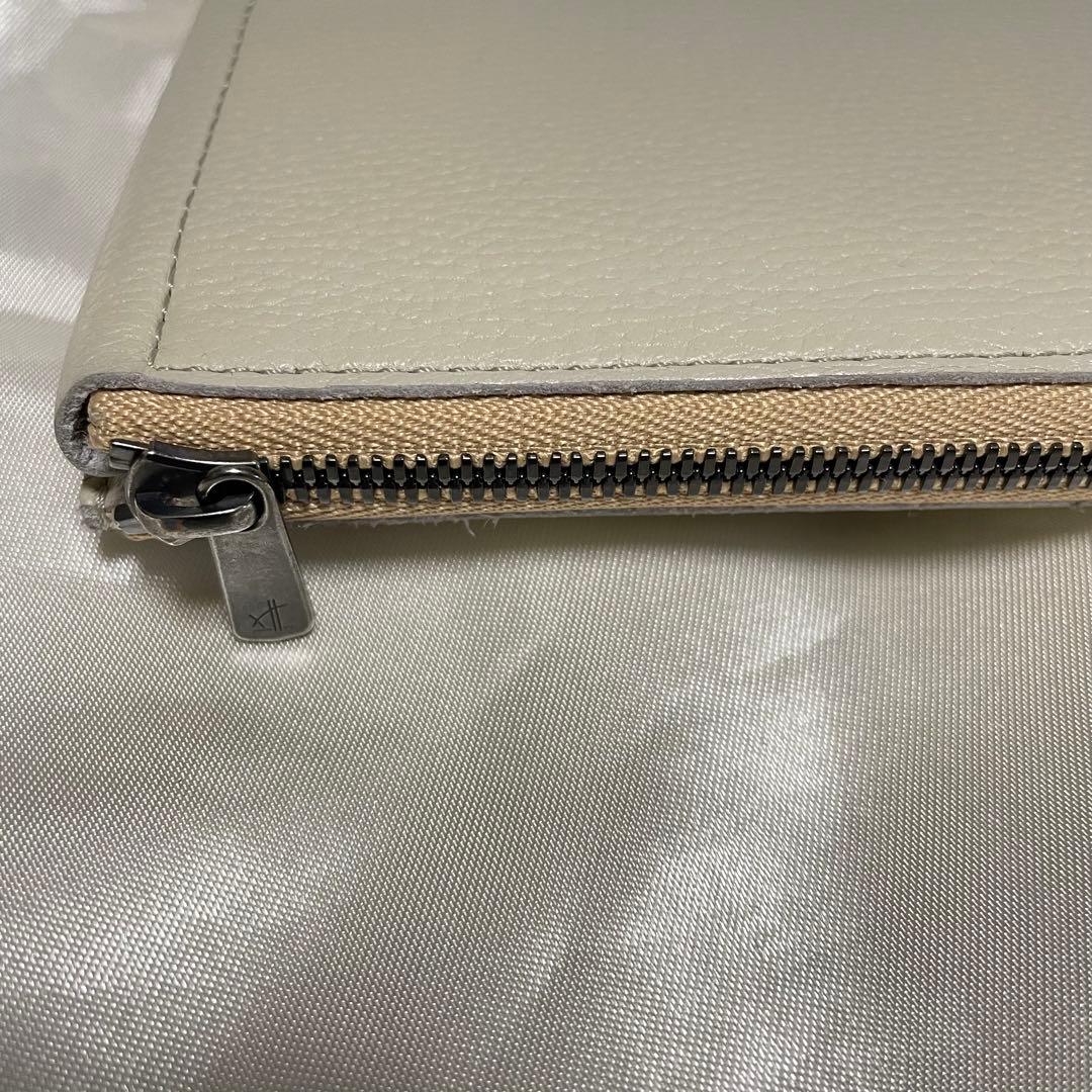 ステータシー　イルモードジップコンセプト　長財布　ライトグレージュ