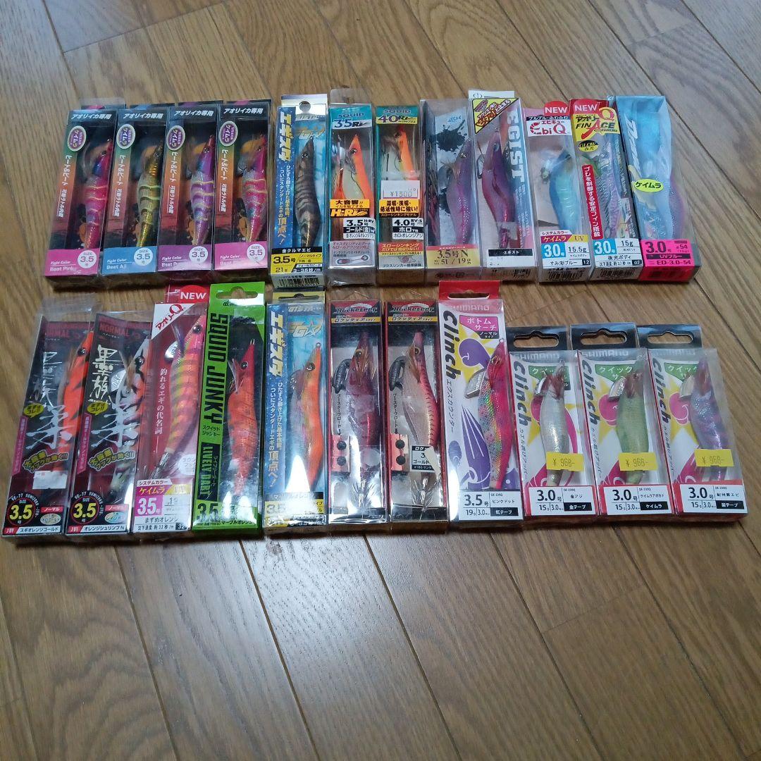 新品未使用　人気ブランド　アオリイカ　春イカ　エギ　23本