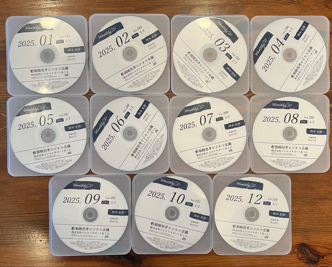 【岡本吏郎】戦略思考ビジネス会議 2025年 CD 岡本史郎