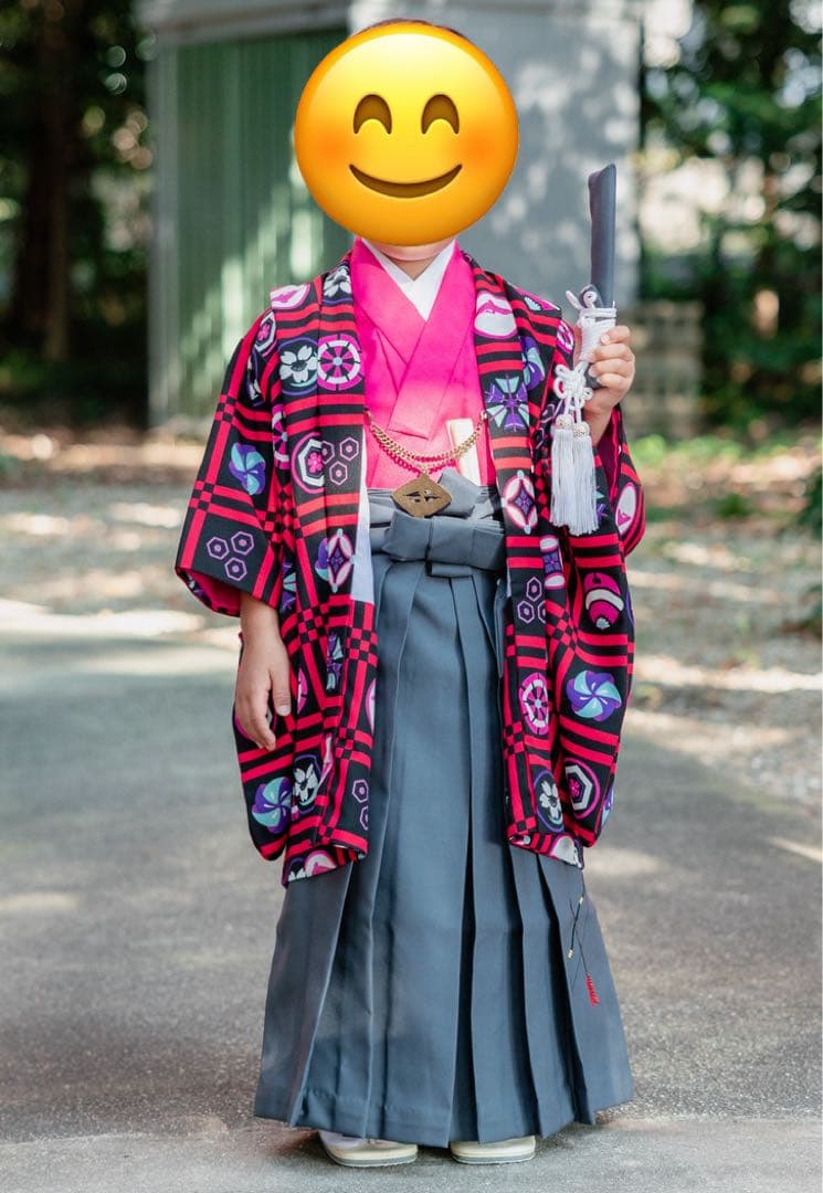 JAPAN STYLE 七五三　3〜5歳　着物・羽織・袴・小物セット