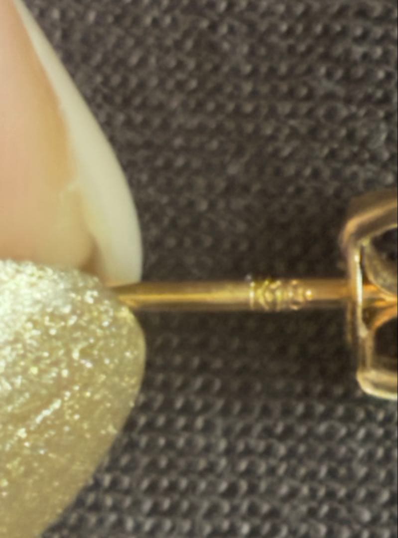 agete k18ダイヤモンドピアス