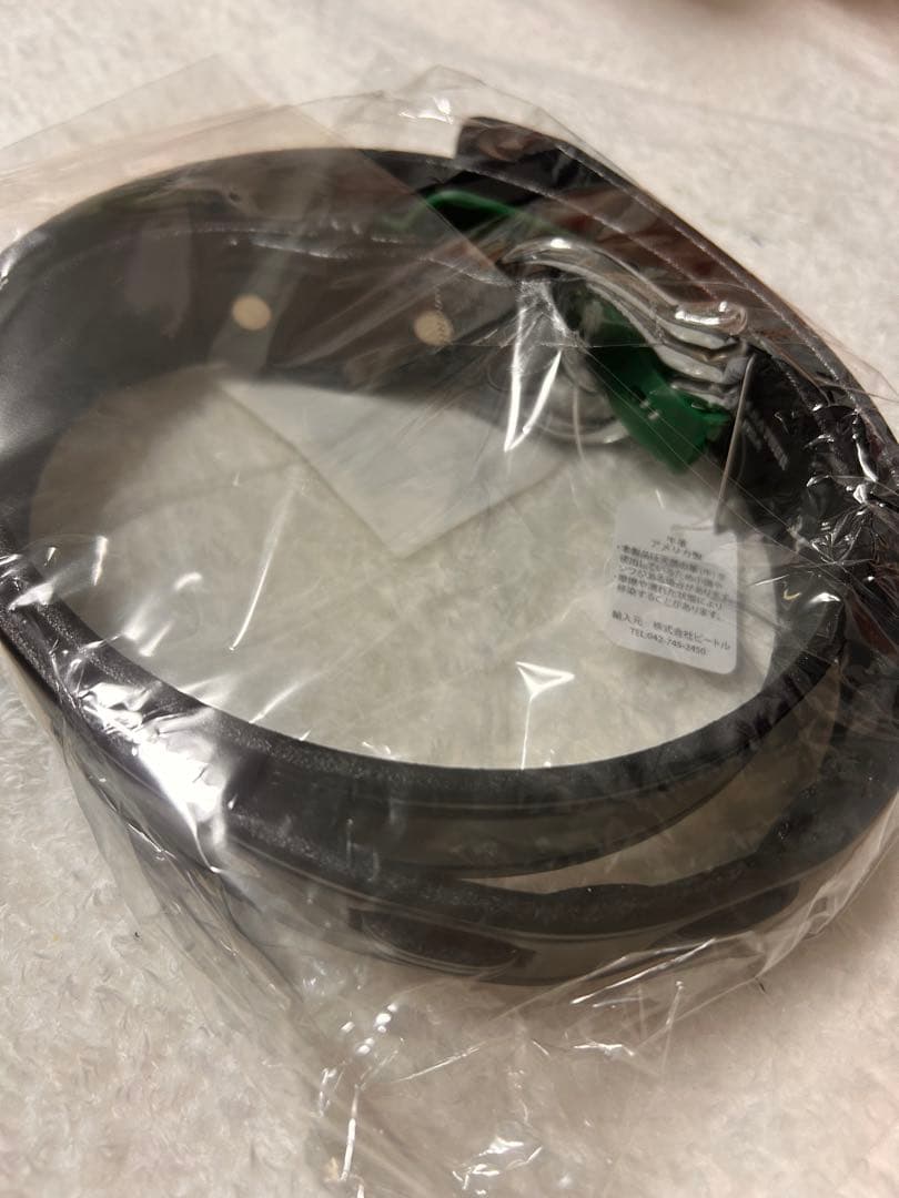 新品未使用 TORY LEATHERレザーベルト サイズ34 タグ付き